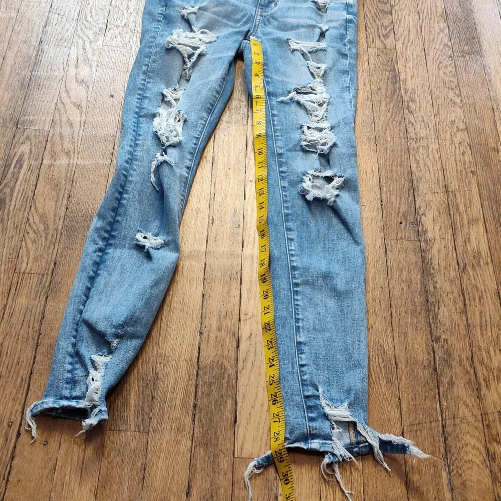American Eagle Next Level Stretch Super High-rise Jeggings Women's Size 6 - Picture 5 of 16